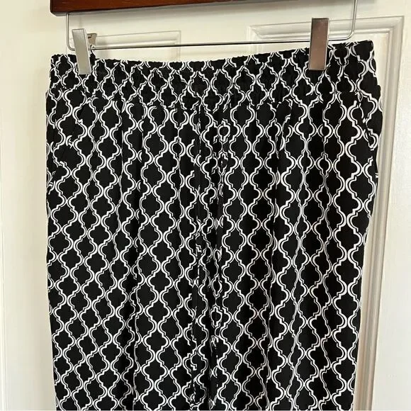 Roz & Ali patterned pants Medium - Picture 5 of 6